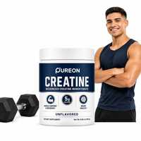 Pureon Promotion Créatine Monohydrate Micronisée Sans Sucre Soutien et Récupération Musculaire Poudre de Créatine Monohydrate en Vrac
