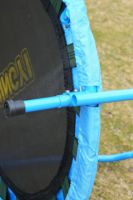 Mini trampoline pour enfants de 3 pieds, utilisation intérieure et extérieure, poignée rembourrée en mousse, housse de sécurité, écologique, durable, cadeau pour les enfants, équipement sportif