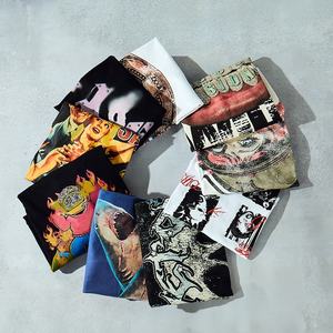 TKAN136 personnalisé surdimensionné 260 grammes coton lourd lavage à l'acide Streetwear Hip Hop DTG T-Shirt pour hommes impression numérique T-Shirt - Product Image 2