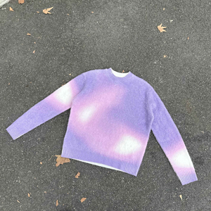 Áo len nam cổ tròn dệt kim jacquard in họa tiết len thiết kế riêng mùa đông - Product Image 4