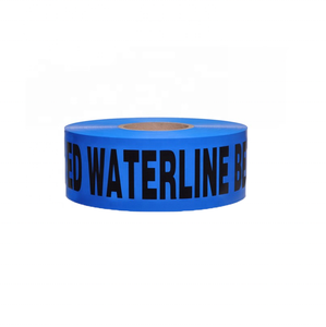 Factory Hot Sale Underground Pipeline Caution Tape Safety Plastic 100% Virgin <b>LLDPE</b> 100m Length - Product Image 1