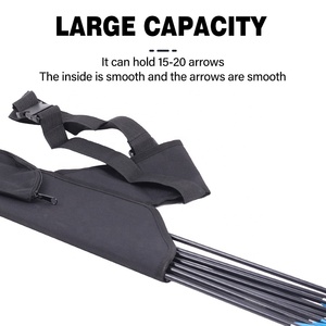 SPG Archery Arrows Bag Recurve Bow Takedown Longbow Hunting Waist Holder Adjustable Backpack Belts Storage Arrow <strong>Quiver</strong> - Product Image 5
