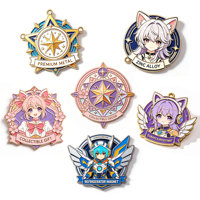 Imanes de Refrigerador con Diseños de Anime, Impresos con UV, de Aleación de Zinc, con Elegante Empaque de Regalo