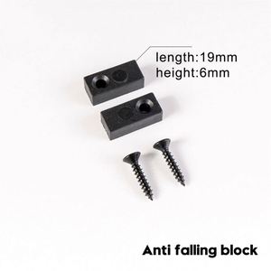 WEKIS Modern Mini Cabinet Barn Wood Sliding Doors <b>Hardware</b> System Brush Satin Finish Durable Steel Brass Remote Control Screw - Product Image 4