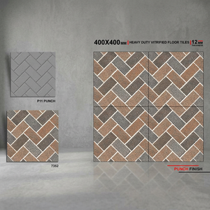 กระเบื้องปูพื้นดิจิตอลพอร์ซเลนอินเดียขนาด 16x16 นิ้ว (40x40 ซม.) สำหรับงานหนัก ปูพื้นภายนอกอาคาร สำหรับโรงงานส่งออก - Product Image 2