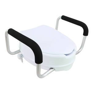Suncare SC7060D-4A người cao tuổi HOMECARE an toàn 4 inch PP bền lớn lên nhà vệ sinh chỗ ngồi với có thể tháo rời tay vịn và nắp - Product Image 2