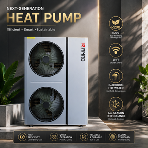Pompe à chaleur air-eau R32/05ZR/16.8kW à faible niveau sonore, ERP A++, pour usage résidentiel, CE ROHS, chauffage et refroidissement - Product Image 2