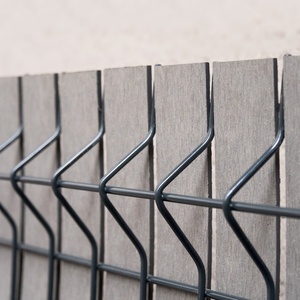 Bandes de protection d'intimité rigides en WPC pour clôture à <span class=keywords><strong>double</strong></span> treillis métallique, lattes de clôture composites pour la protection du jardin, latte de protection d'intimité verticale - Product Image 3