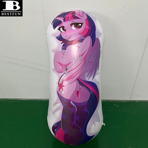 หมอนข้างอนิเมะพีวีซีแบบสั่งทำพิเศษ พร้อมโซฟาเป่าลม <span class=keywords><strong>SPH</strong></span> ของเล่นตุ๊กตาการ์ตูนทไวไลท์ หมอนหนุนสำหรับผู้ใหญ่ - Product Image 2