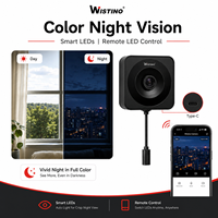 Cámara de Vigilancia Magnética 2 en 1 Wistino 3MP, Visión Nocturna a Todo Color, Detección de Movimiento, Alarma, Mini Cámara WiFi Tuya