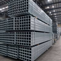 Tubo Cuadrado de Acero Galvanizado en Caliente Q235, Pared Gruesa, para Construcción, Técnica ERW, Servicio de Soldadura, Estándar GB