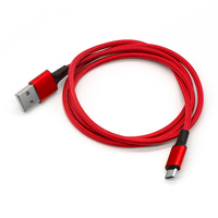 Kabel Charger Ponsel untuk Perjalanan & Kabel Pengisi Daya USB-A ke Type-C Berbahan Nilon Kepang Umumnya Digunakan, Aksesoris Kabel Data untuk iPhone 17