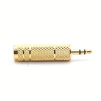 Adaptateur audio femelle-mâle 1/4 pouce (6,35 mm) vers 3,5 mm, connecteur jack 3,5 mm (1/8 pouce) pour haut-parleur