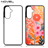 Coques de téléphone vierges 2D en TPU pour sublimation pour la série Samsung A27, avec insert métallique, compatibles A07, A17, A27, etc.