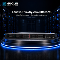 Pour serveur en rack ThinkSystem SR635 V3 |   Processeur AMD EPYC Turin de 5e génération |   12x DDR5 6400MHz |   16x EDSFF NVMe |   Prêt pour l'IA et les GPU |   Stock
