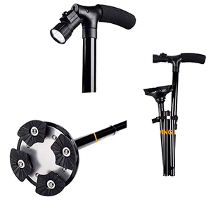 Bastón telescópico de aluminio y carbono <span class=keywords><strong>para</strong></span> actividades al aire libre, senderismo, escalada, senderismo, senderismo, madera y plástico - Product Image 5