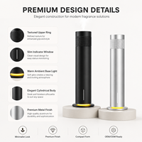 Diffuseur d'huiles essentielles portable rechargeable de luxe, diffuseur d'arômes électrique sans eau pour la maison et l'hôtel
