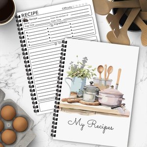 Máy tính xách tay công thức tối giản với giấy dày cho đầu bếp nhà bếp tổ chức - Product Image 1