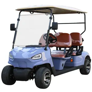 China Cheap Sport Off Road Sightseeing High Performance 4 Seater Electric Golf Cart beach club car Street Legal