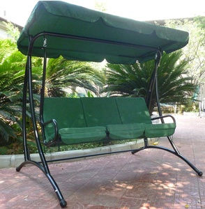 เก้าอี้ชิงช้าปรับได้พร้อมเบาะสำหรับระเบียงกลางแจ้ง<span class=keywords><strong>3</strong></span>คนหรูหรา - Product Image 3