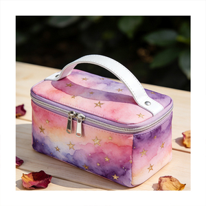Bolsa <span class=keywords><strong>de</strong></span> Cosméticos <span class=keywords><strong>de</strong></span> PU con Cierre <span class=keywords><strong>de</strong></span> Estrella en Degradado <span class=keywords><strong>de</strong></span> Acuarela, Color Morado <span class=keywords><strong>de</strong></span> Ensueño, <span class=keywords><strong>para</strong></span> <span class=keywords><strong>Maquillaje</strong></span>, Gran Capacidad, Impermeable, <span class=keywords><strong>para</strong></span> Mujer - Product Image 1