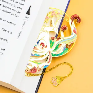 Cá Nhân Vui Antique gỗ thép không gỉ Anime inspirational thăng hoa tùy chỉnh kim loại Magnetic khuyến mại bookmarks