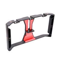 Kit de Réalisation Vidéo Universel pour Smartphone : Cage Stabilisatrice U Rig/Poignée Trépied/Micro, Étui Professionnel de Vlogging pour Enregistrement Vidéo Téléphonique