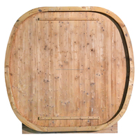 Sauna de Vapor Eléctrica Aislada de Alta Eficiencia para 6 Personas, Ecológica, de Madera Sólida, Moderna, para Exteriores, para Aliviar el Estrés y las Dolores Musculares