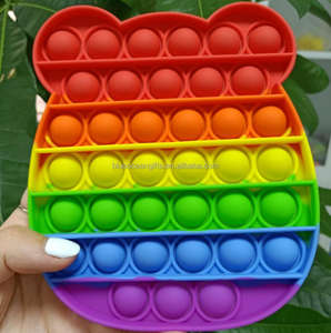 Poissons Papillons Océaniques Bleus à Bulles Arc-en-ciel, Jouet Éducatif Anti-Stress en Silicone à Piles pour Enfants 100% - Product Image 5