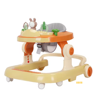 Andaderas para Bebés con Ruedas y Asiento 4 en 1, Andadera de Aprendizaje de Alta Calidad, Andadera para Sentarse y Ponerse de Pie, Andadera para Niños
