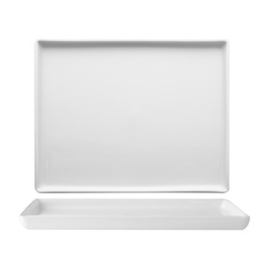 Bonna Plato Rectangular para Servir 28 × 22 cm Porcelana Blanca M1934 - Product Image 1