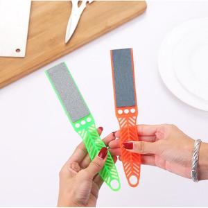 Multi Functional Double Sided <b>Knife</b> <b>Sharpener</b> Manual Stainless Steel For Kitchen Use - Product Image 1