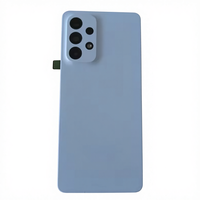 Pour Samsung Galaxy A53 5G A536B, coque arrière en verre pour batterie, coque de remplacement avec/sans objectif d'appareil photo