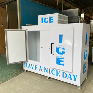 Tự động rã đông thương mại ngoài trời hai cửa nóng bán Băng hộp merchandiser - Product Image 4