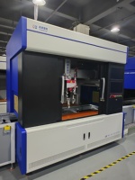 Lini Perakitan Modul & Paket Sel Lithium Penyimpanan Baterai EV Dengan Mesin Las Laser Gantry untuk BSS