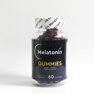 Gomitas de Melatonina para Dormir por la Noche, Suplemento Dietético Herbal Natural de Venta Caliente, Marca Privada OEM para Adultos - Product Image 1