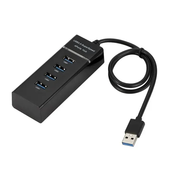 Tốc Độ Cao 0.3M 4 Cổng USB 3.0 Đa Hub Splitter Mở Rộng Cho Máy Tính Để Bàn PC Máy Tính Xách Tay Adapter USB Hub