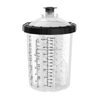 Oferta Especial: Kit Completo de 800 ml con 50 Vasos para Mezclar Pintura para Pistola de Pulverización