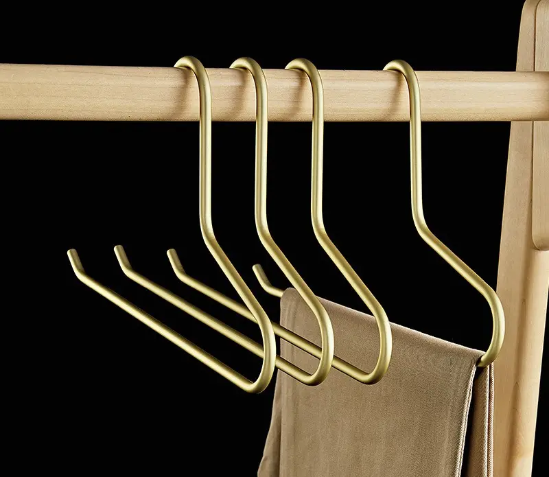 Anti-slip Dipped Pants Rack Multifunctional Z-shaped Pants Rack No Trace Hanger Wholesale High Quality For Garden Flags Trousers