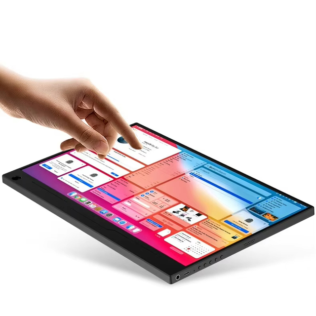 14 Inch LED Portable IPS Backlit Touch Screen Monitor Type C 10-Point Touch Dual Extension FHD 1080P Gaming Laptop Windows/Mac