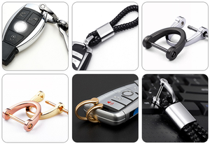 Hebillas en Forma de <span class=keywords><strong>U</strong></span> de Aleación de Zinc con Anillas en D y Grillete de Tornillo para Llavero de Coche, Correa de Bolso - Product Image 6