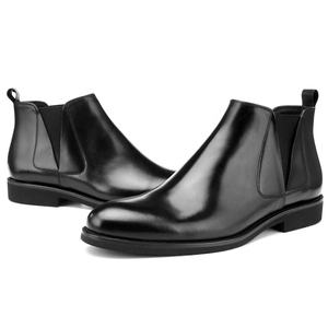 <span class=keywords><strong>2021</strong></span> nuevas botas de versión europea de alta calidad botas <span class=keywords><strong>Chelsea</strong></span> para hombre de cuero genuino hechas a mano - Product Image 2