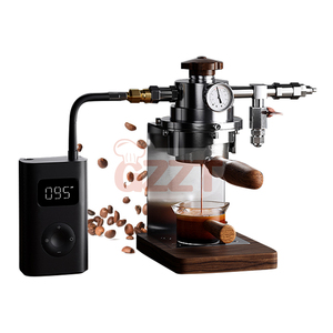 เครื่องชงกาแฟพกพาแบบหยดขนาดเล็ก 85 มล. สำหรับแคมป์ปิ้ง เดินทาง รถยนต์ ใช้ได้ทั้งภายนอกและภายใน ปาร์ตี้ ไม่ต้องใช้ไฟฟ้า กึ่งอัตโนมัติ - Product Image 1
