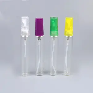 ポータブル空の10ml香水瓶小さな詰め替え可能な香り噴霧器サンプルバイアル空の香水瓶