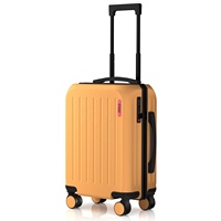 Emay New Designer Valise à roulettes en aluminium noir Valise rigide en ABS Bagages de voyage à main Valises