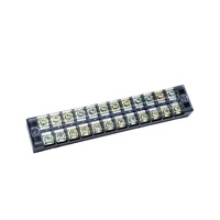 LiKE bornier électrique 12 bits 25A boîtier de distribution bornier connecteur de bornier fixe TB-2512