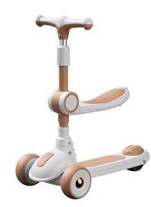 <span class=keywords><strong>Trottinette</strong></span> 3 en 1 pour enfants, 3 roues en PU avec LED, modes pédale et poussée, <span class=keywords><strong>trottinette</strong></span> multifonctionnelle de haute qualité pour garçons et filles - Product Image 4