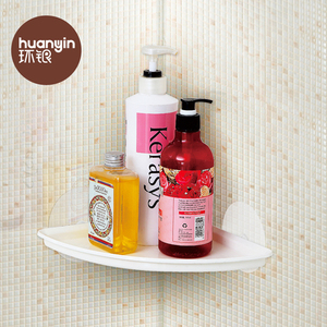 Étagère murale en pvc amovible, petit triangle de salle de bain, coin de douche, dispositif mural flottant pour la maison, 1 pièce - Product Image 6