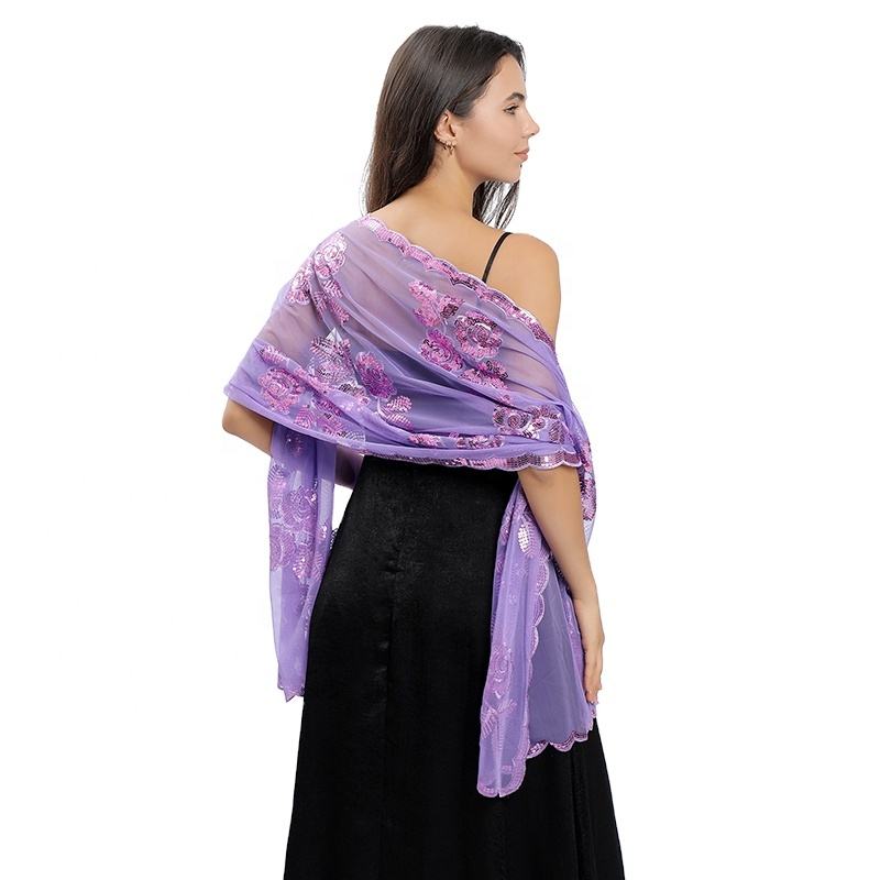 sequin shawls and wraps