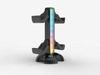 Schnell ladedock Kompatibel mit PlayStation 5 Edge & Dual Controller, PS5-Zubehör Ladestation